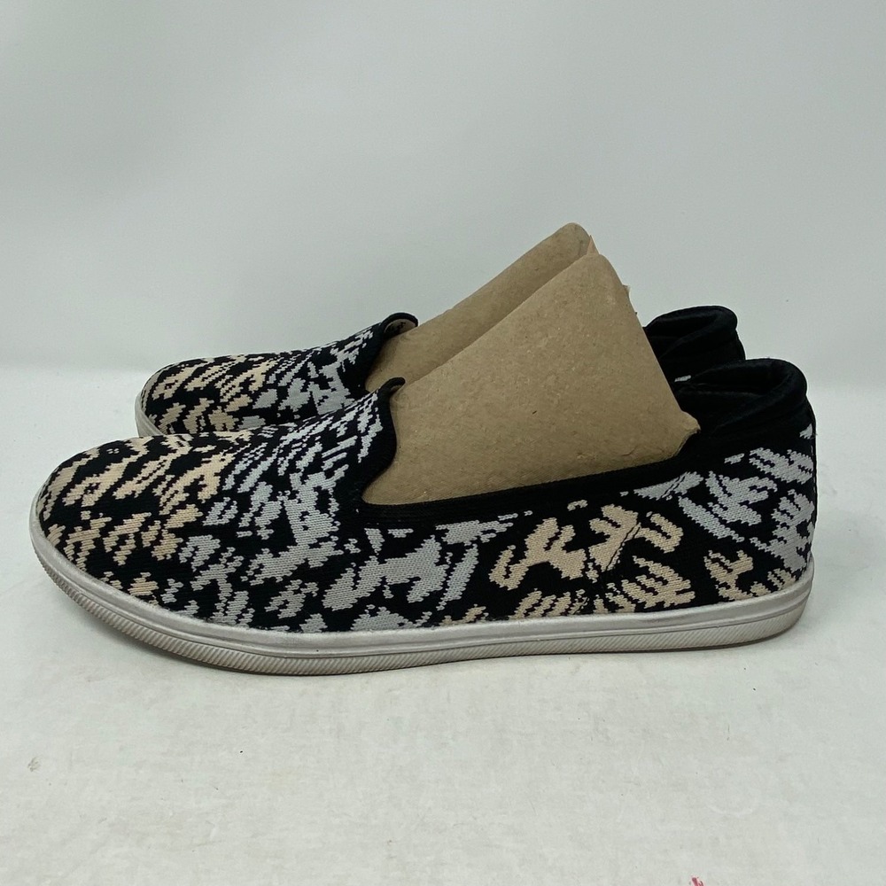 Skechers 158302 Womens Size 8 Multicolor Geometric Slip-on Memory Foam Flats